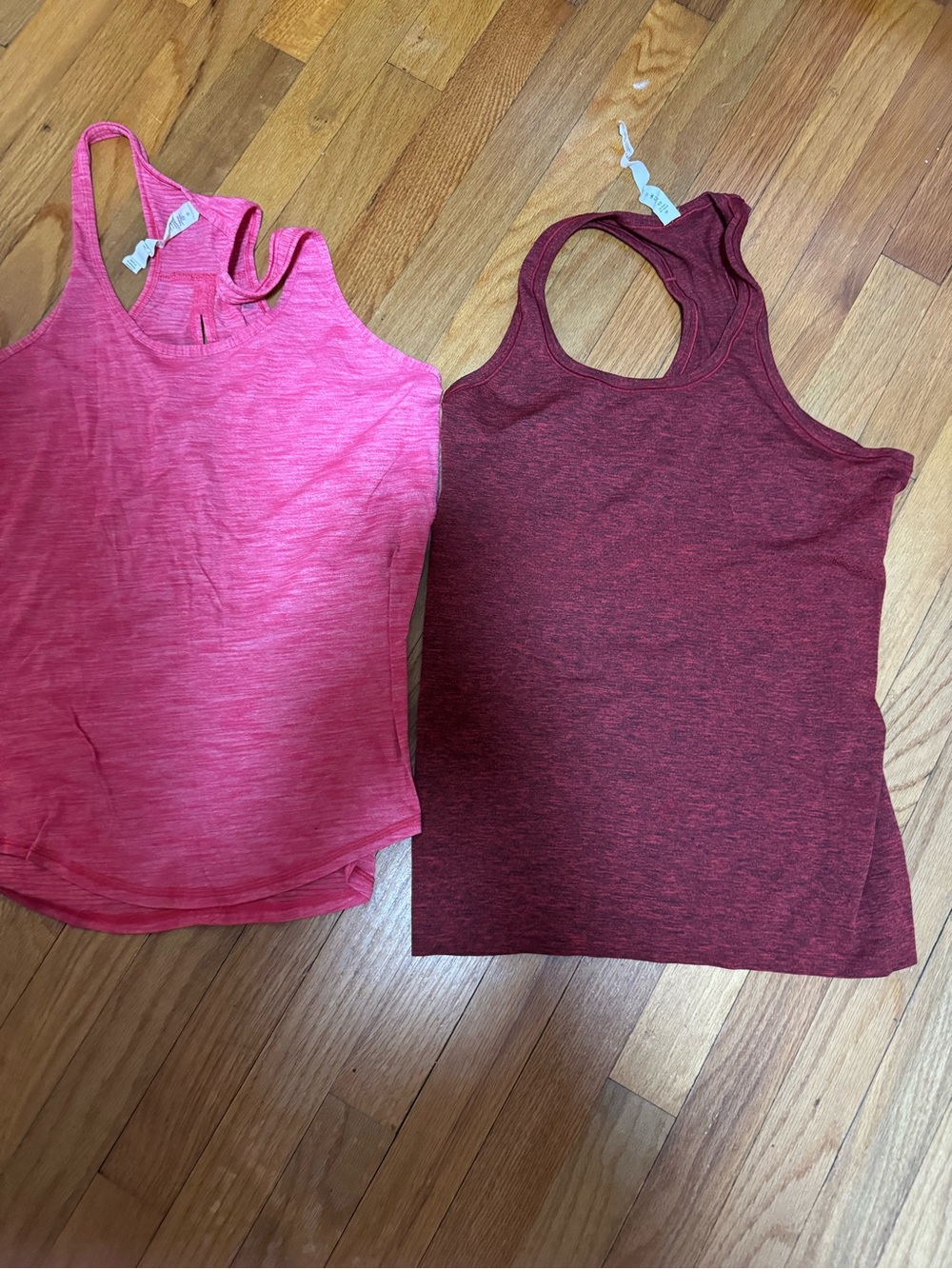 4 Lululemon Tops sizes 6-12 women’s tanks (3) and shirt